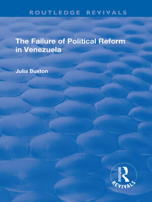 cover image of The Failure of Political Reform in Venezuela